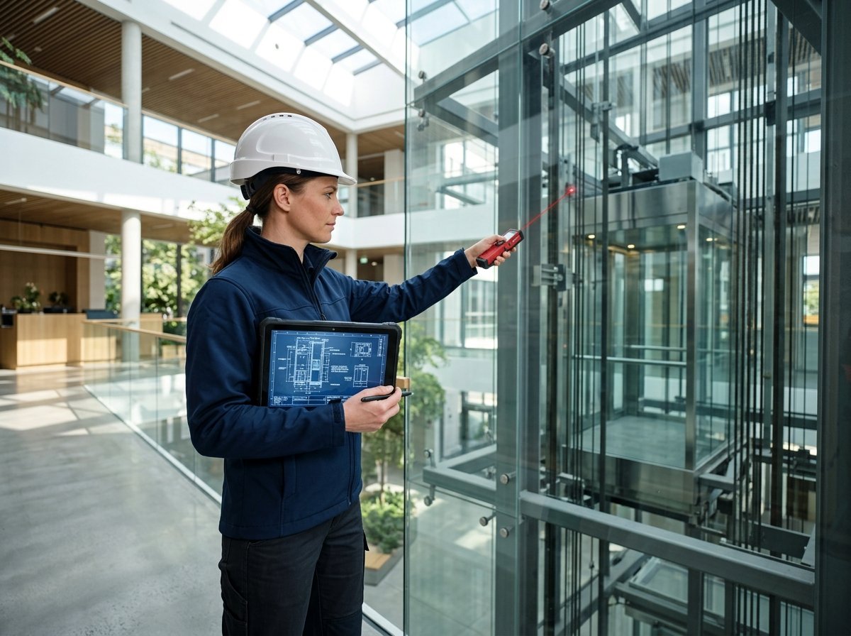 ERIS-NEXA Civil Elevator Shaft Inspection and CAD Planning