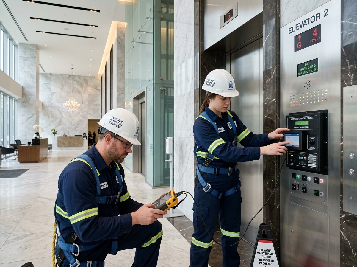 Certified Elevator Engineers Safe Passenger Evacuation