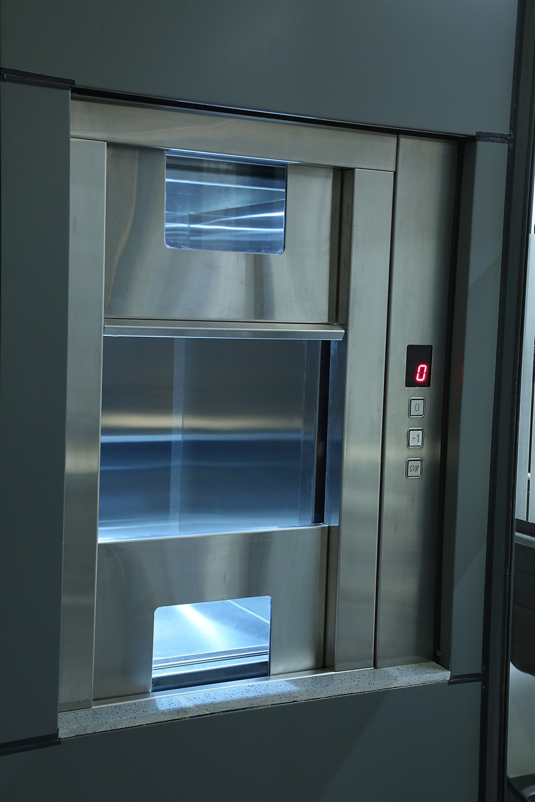 Bespoke Compact Dumbwaiter Bi-Parting Door